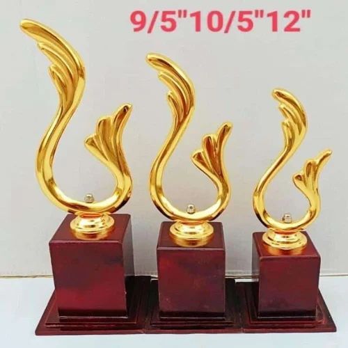 Golden Aluminum Trophy