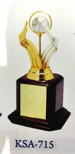 Gold and Silver Metal Trophy