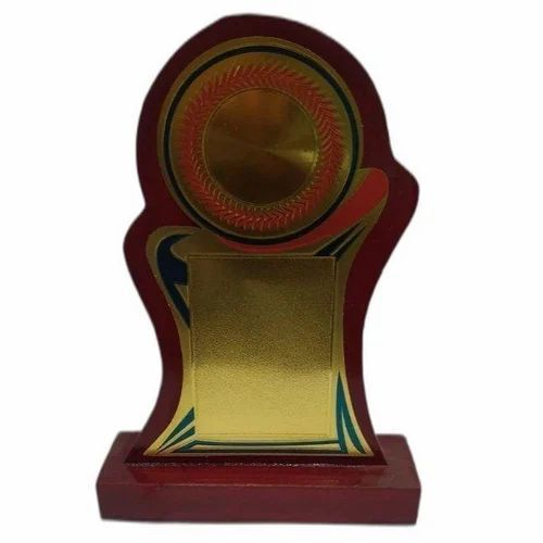 10inch Wooden Cricket Trophy