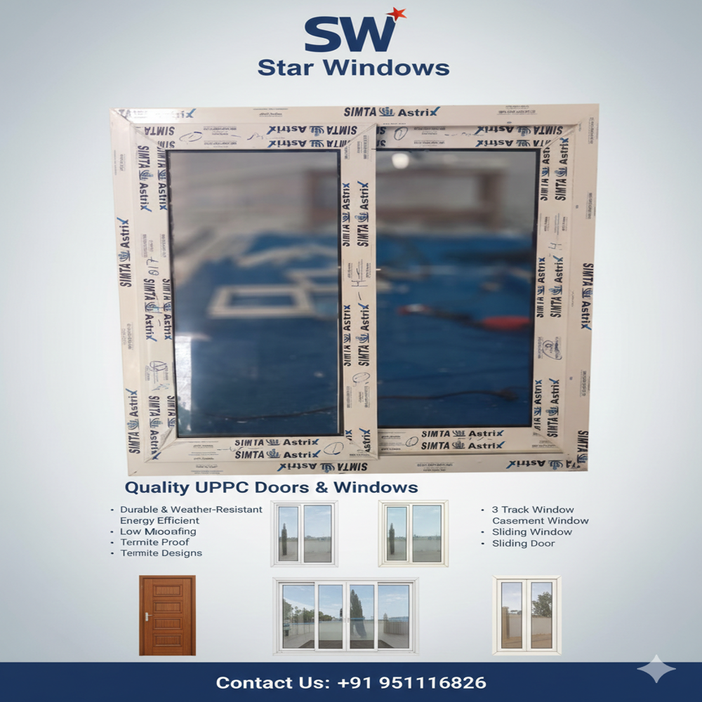 Upvc Windows - Application: Residential & Commercial