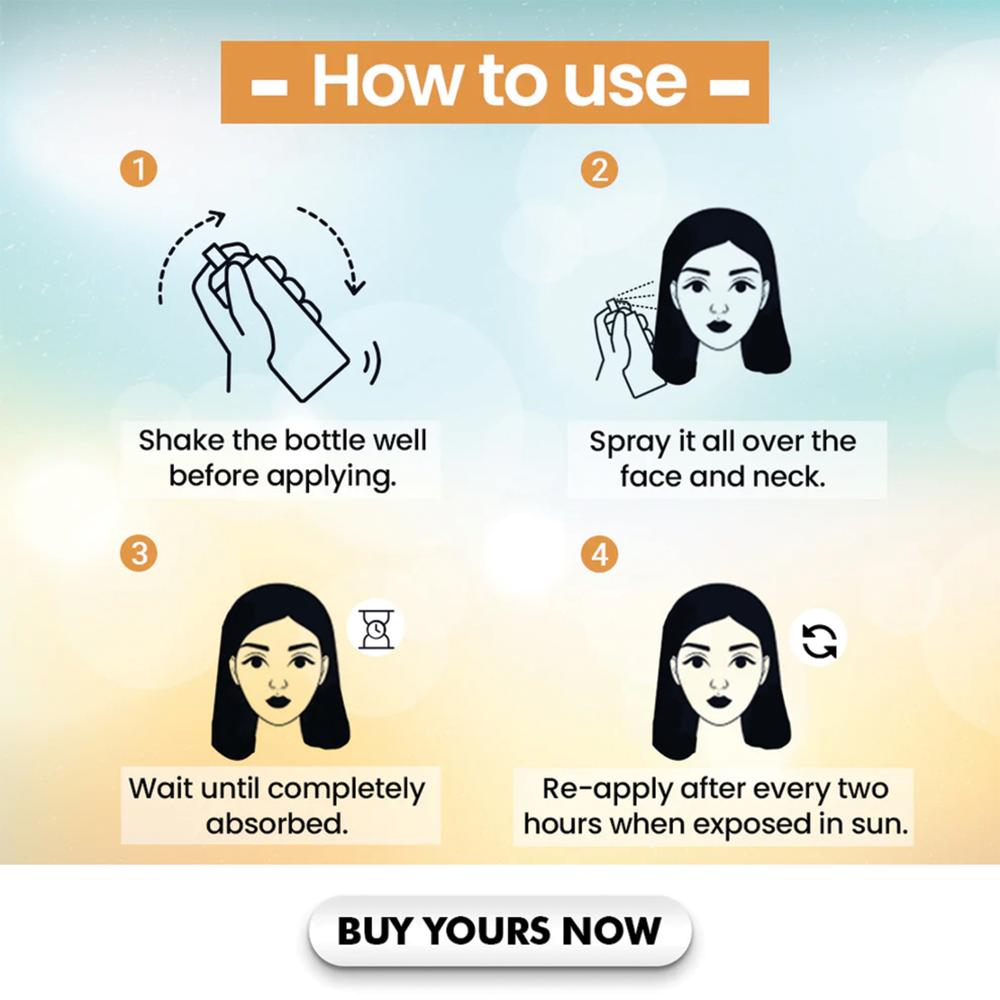 Sun Protection Spf 50 Spray with PA+++