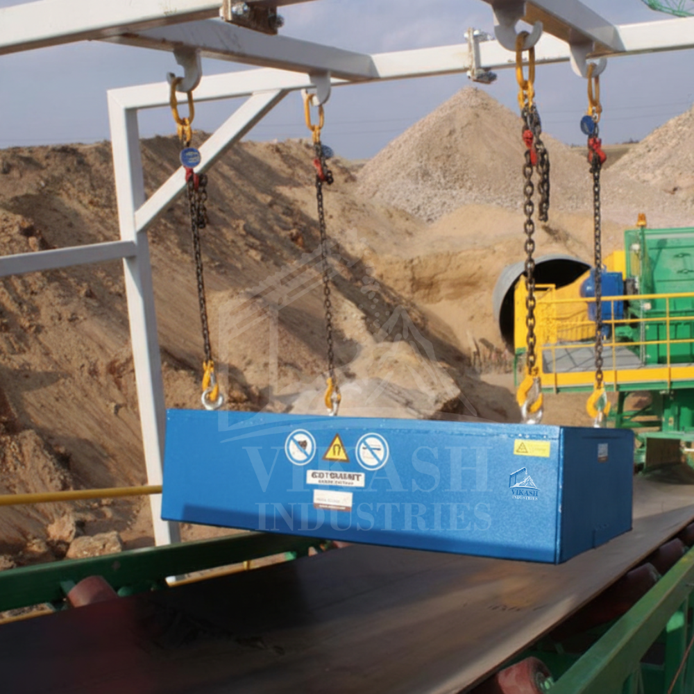 Permanent Suspended Magnet - Capacity: 50-250+ T/hr