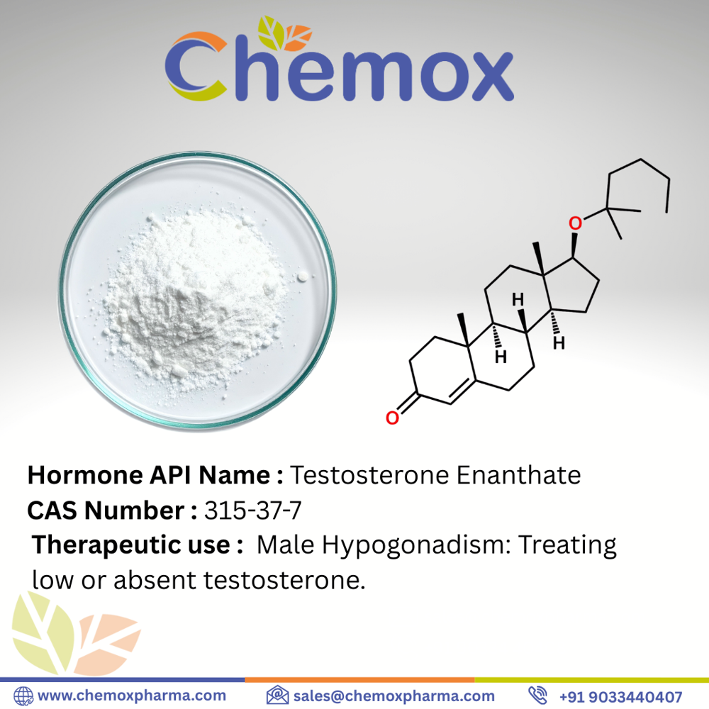 Testosterone Enanthate Powder-CAS No-315-37-7