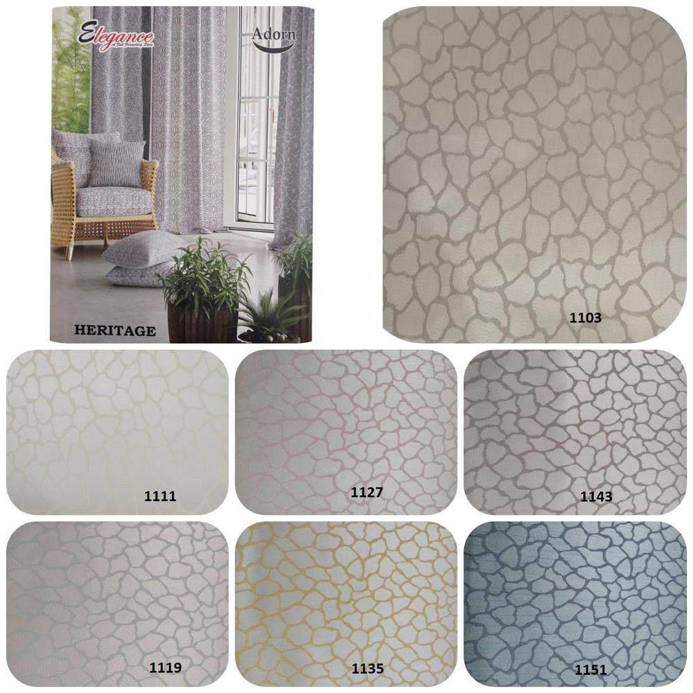 Heritage curtain fabric