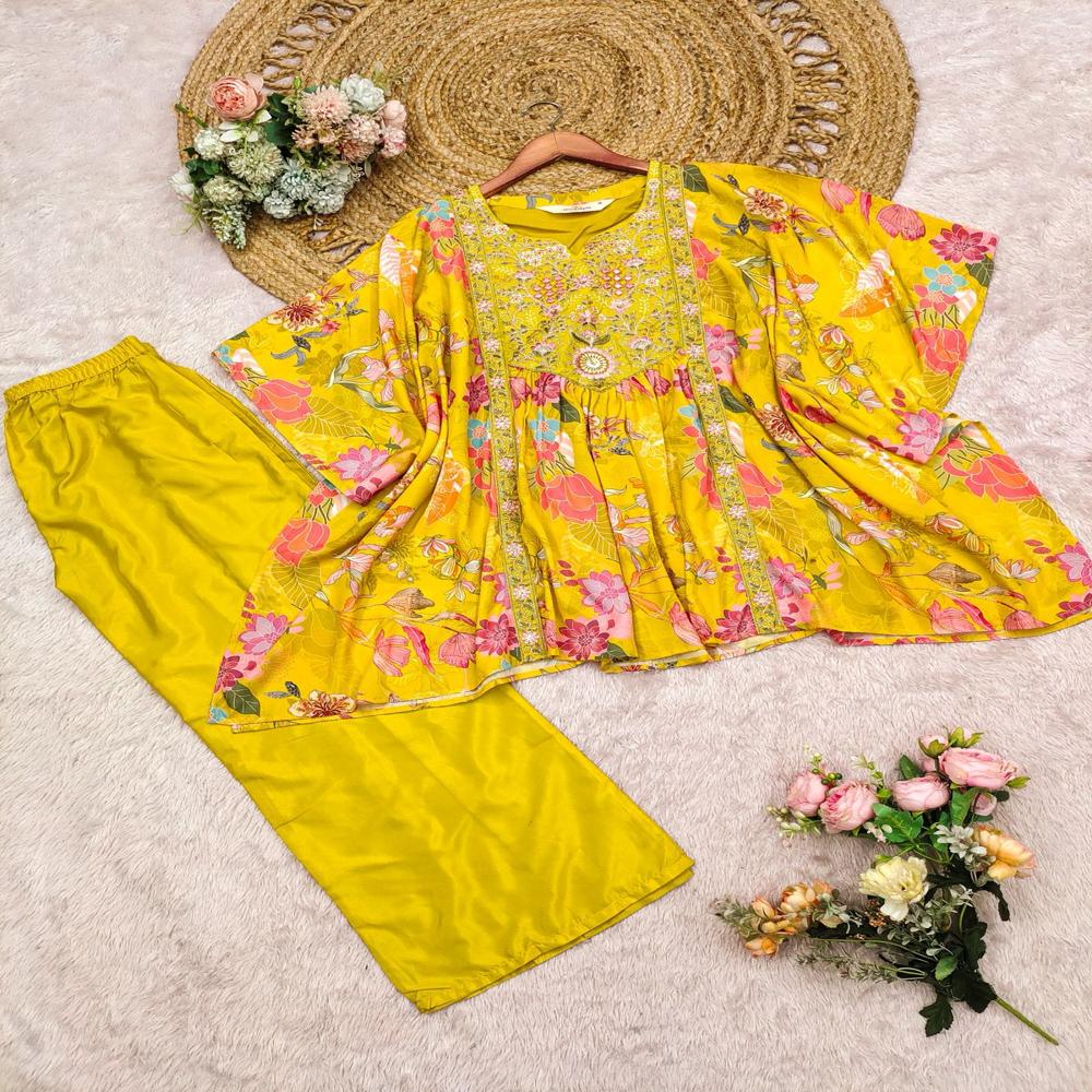 HEAVY KAFTAN PLAZZO SET