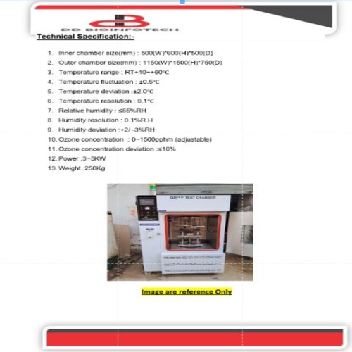 Automatic Ozone Test Chamber