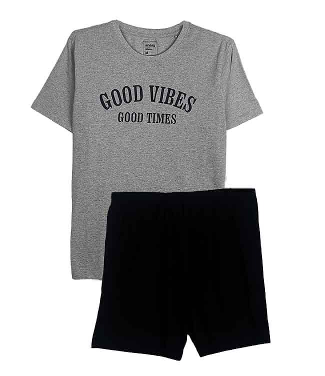 M11502 Sinsay Mens Shorty Pyjama Sets