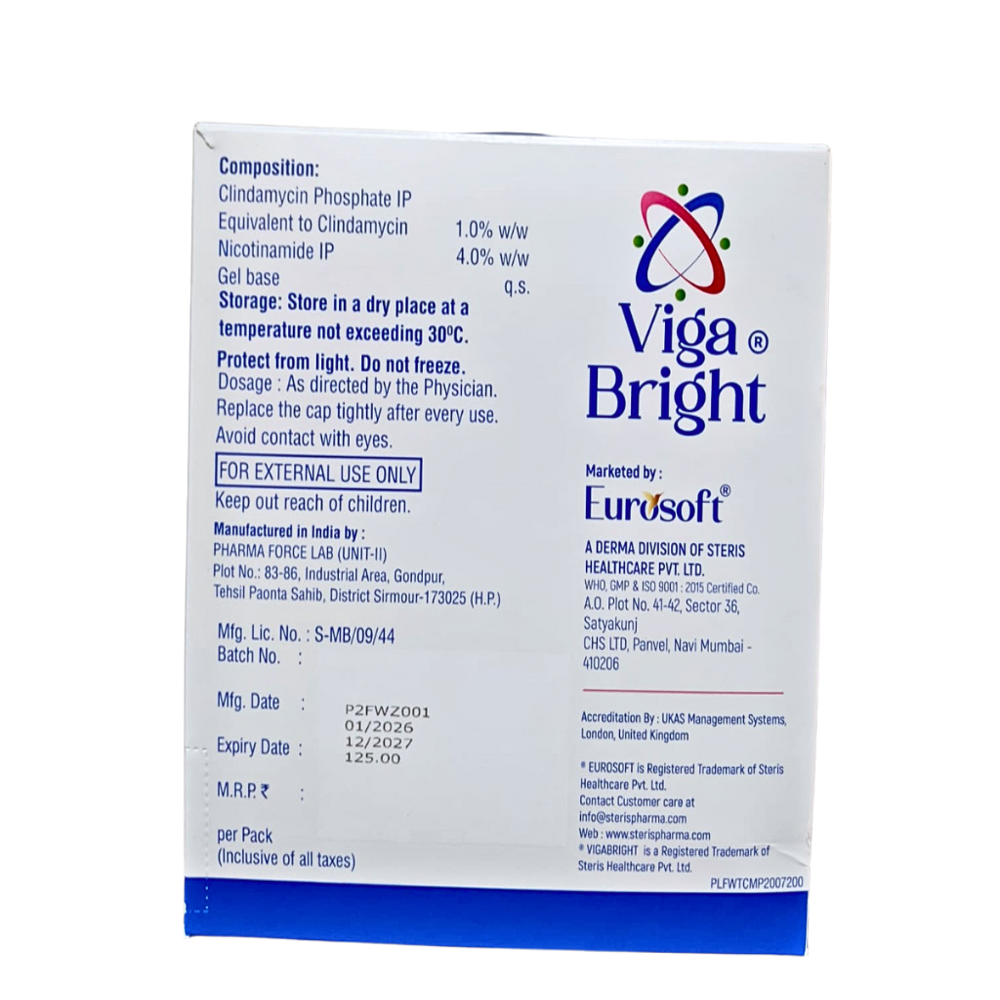 Clindamycin and Nicotinamide gel