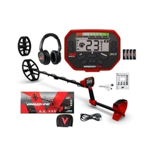 Vanquish 540 Pro Pack Metal Detector - Color: Red Black