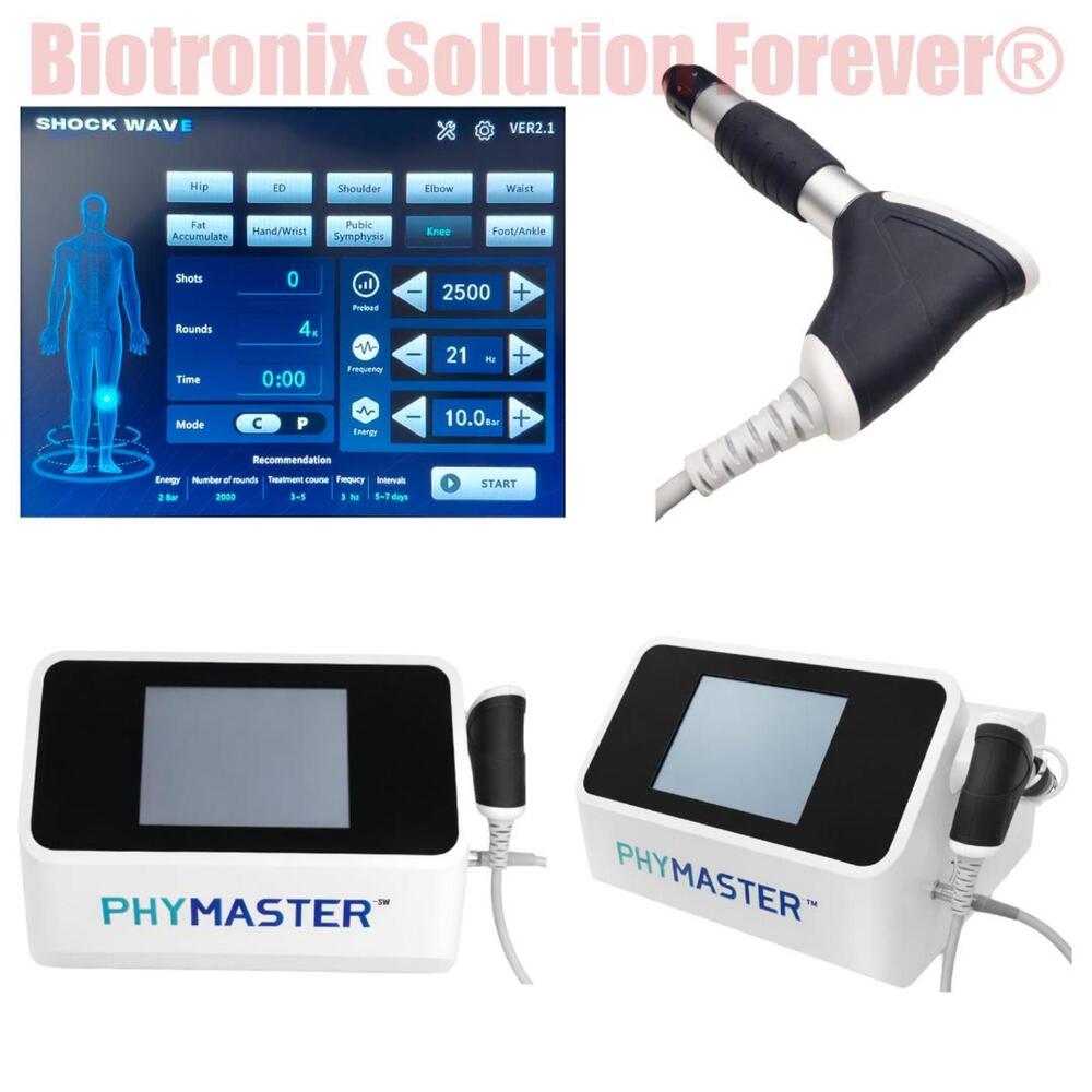 Phymaster Shockwave Physiotherapy Equipment for Muscle & Joint Pain