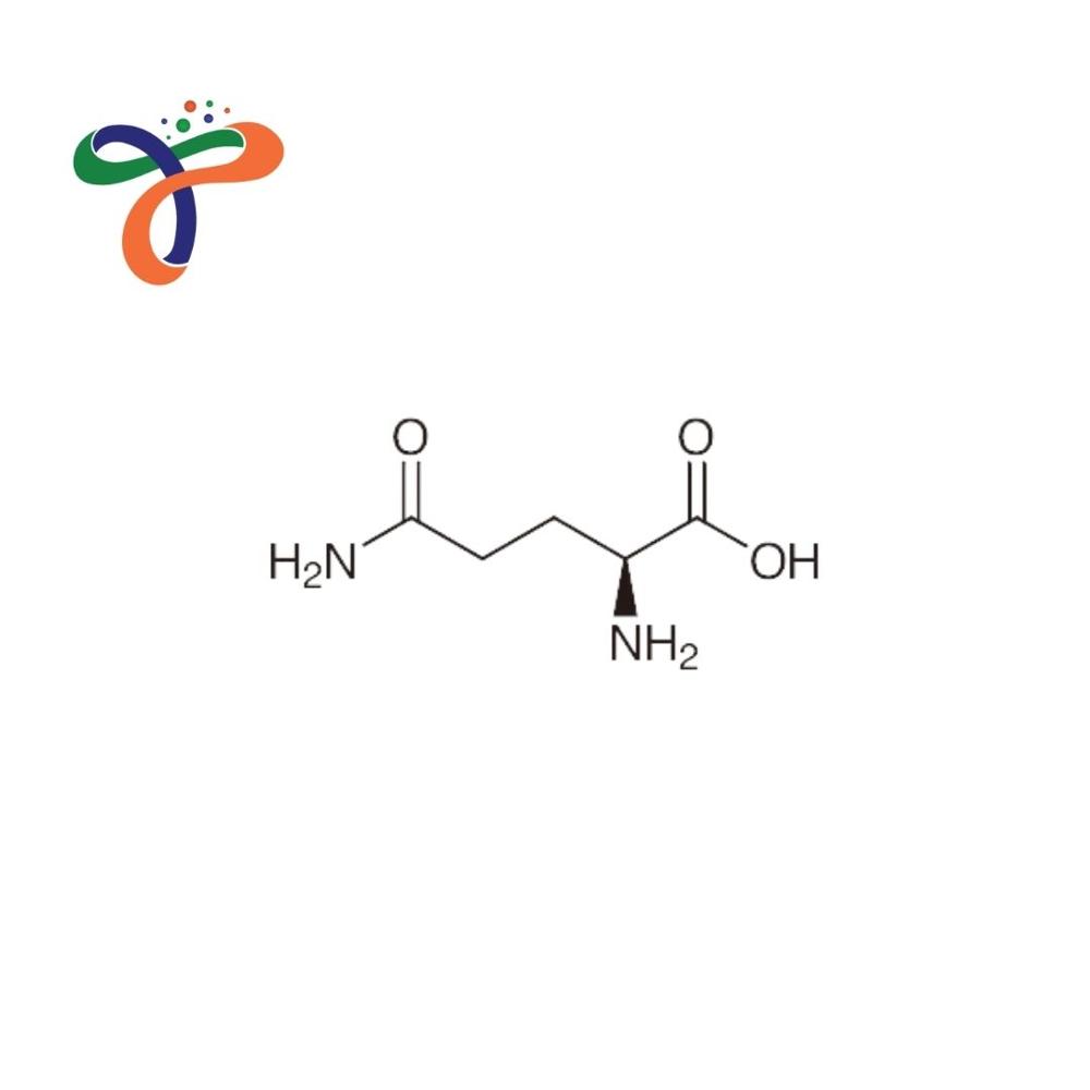 L-Glutamine (56-85-9) (C5H10N2O3)
