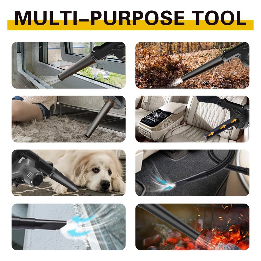 Leaf Blower Cordless with Battery and Charger 