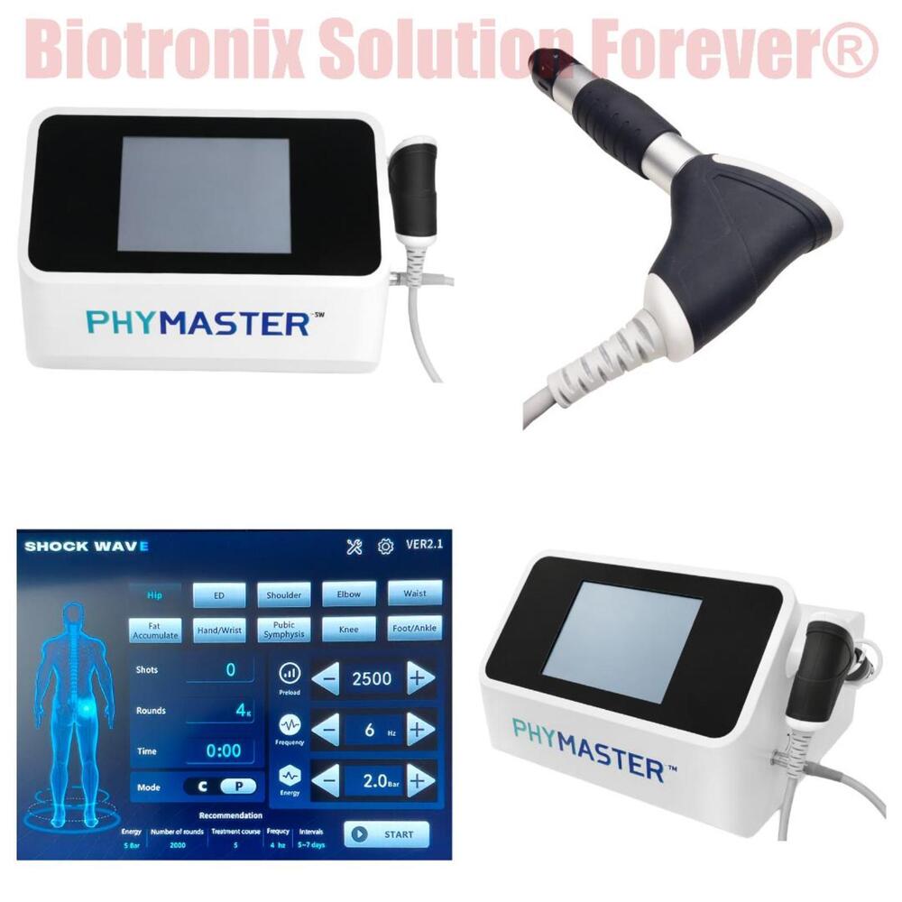 Phymaster Shockwave Pain Relief Machine for Physiotherapy Clinics