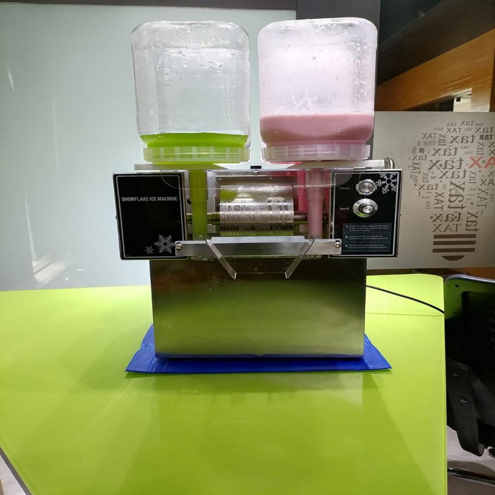 Ice Cream Roll Making Machine - Color: White