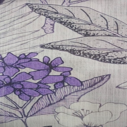 Flora print  Curtain Fabric