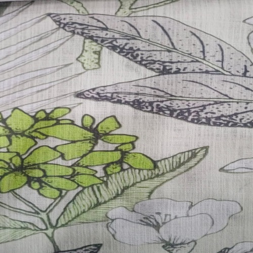 Flora print  Curtain Fabric