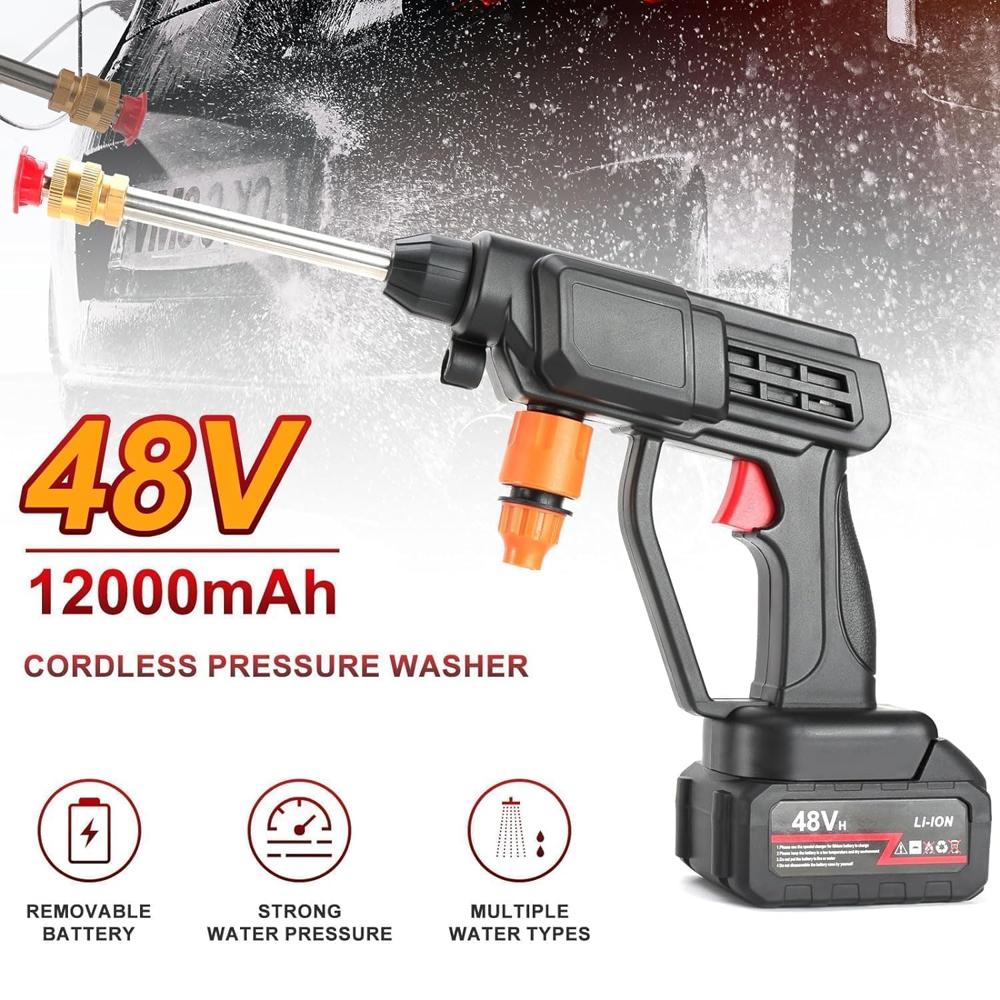 Cordless 48V Electric Car Pressure Washer Gun