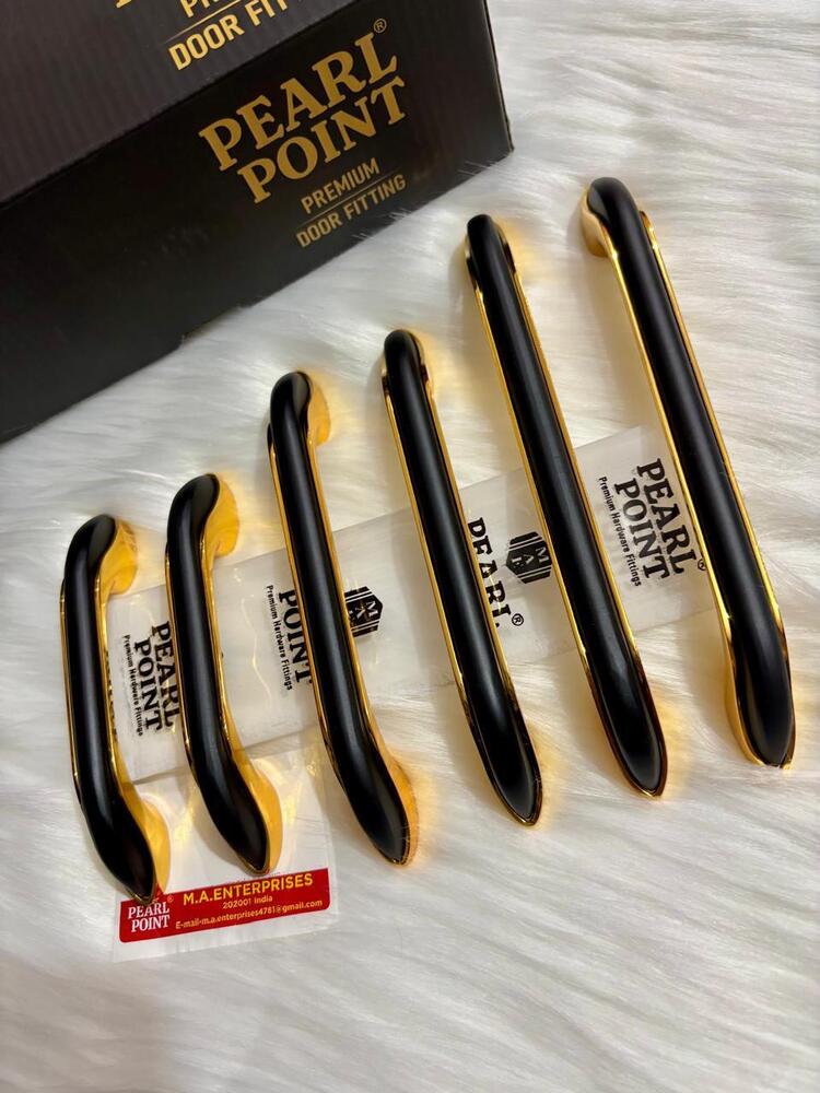 Black And Gold Premium Cabinet Handle - Coating Type: Electroplated