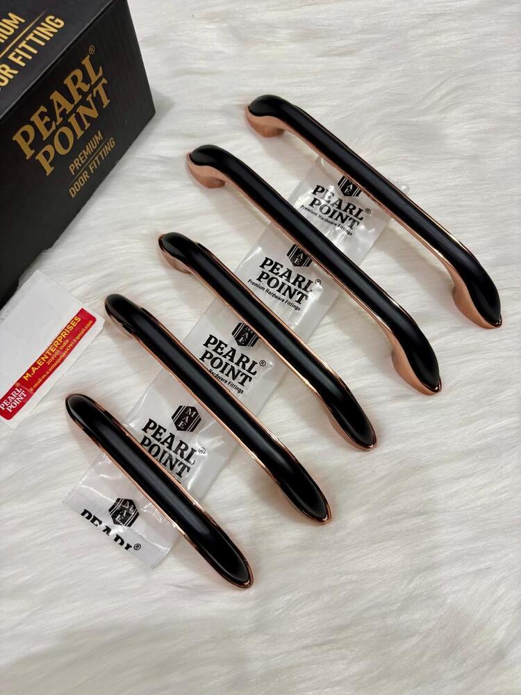 Black And Rose Gold Finish Premium Door Handles