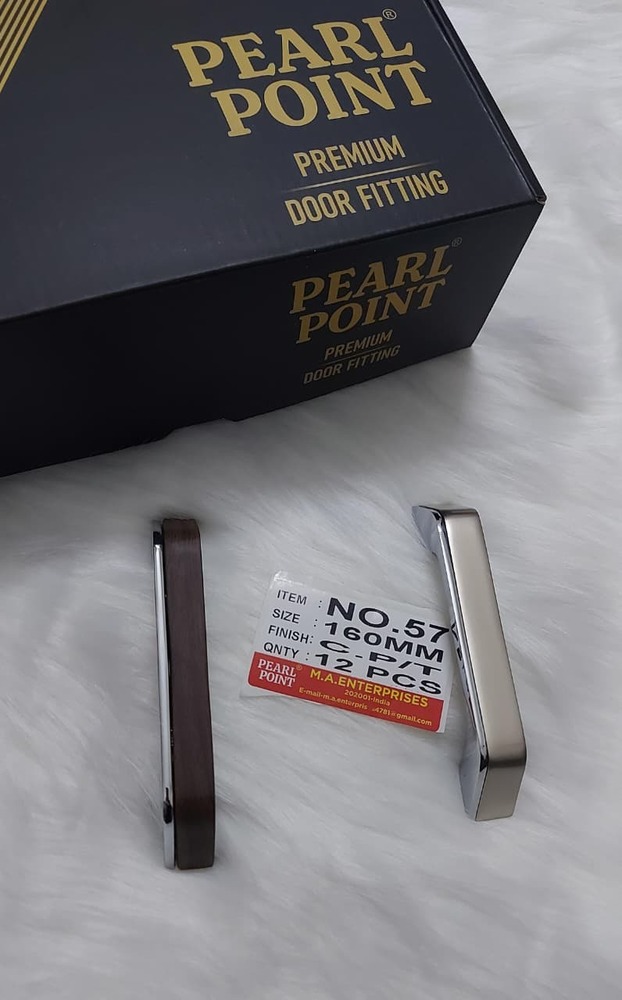 160Mm 57 Number Premium Door Handles - Coating Type: Nickel Chrome Plated