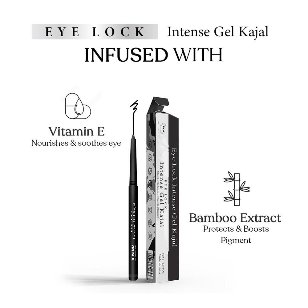 Eye Lock Intense Gel Kajal | Long-Lasting, Waterproof & Smudge-Proof