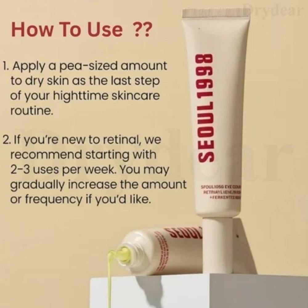 Seoul 1988 Eye Cream Dark Circle Cream Eye Cream Retinal Liposome Under Eye Cream Skin Texture Serum
