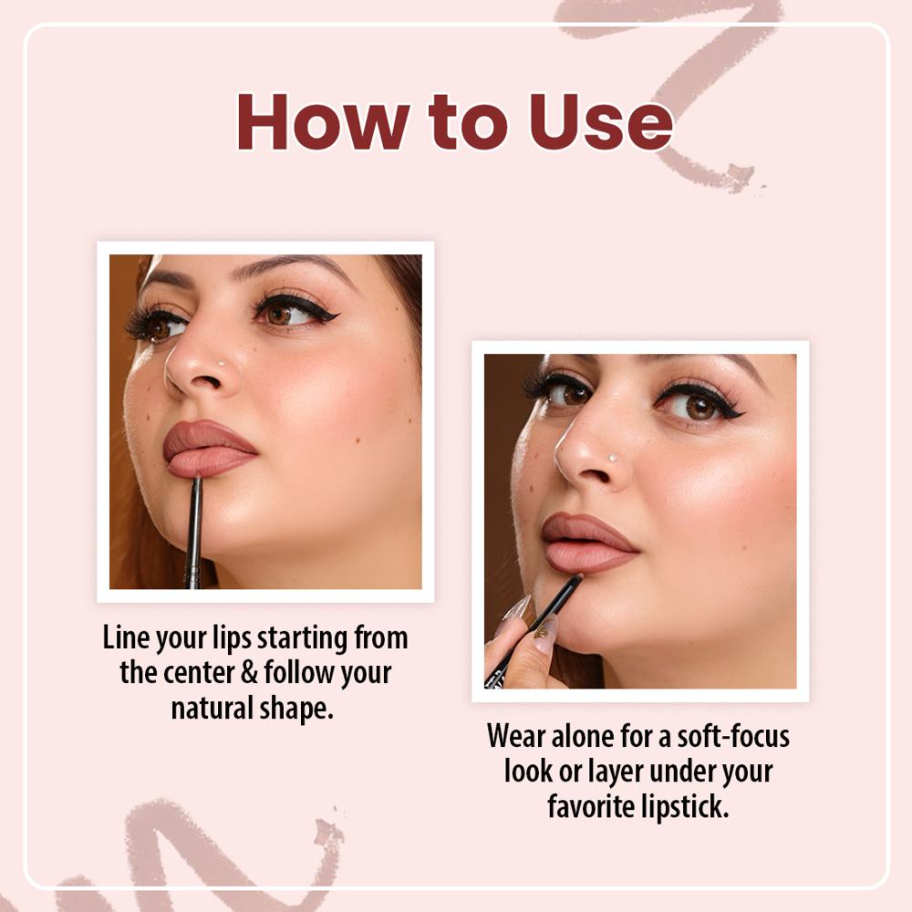 Glide & Shine Lip Liner Defining | Long-Lasting | Hydrating