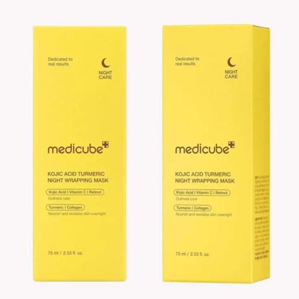 Medicube Kojic Acid Turmeric Overnight Wrapping Peel Off Mask Medicube Overnight Face Mask