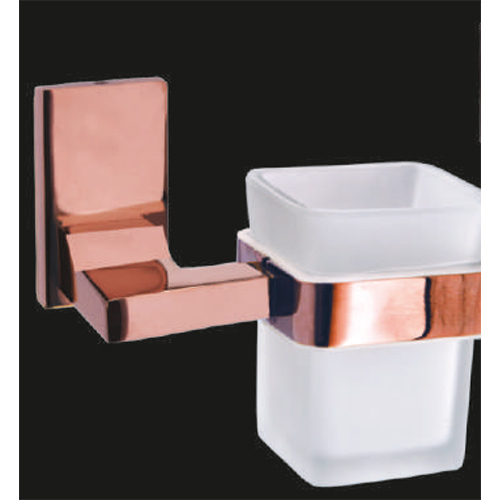 Brass Square Tumbler Holder
