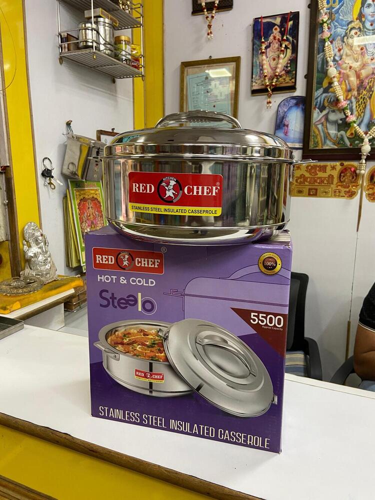 5000ml स्टेनलेस स्टील कढ़ाई