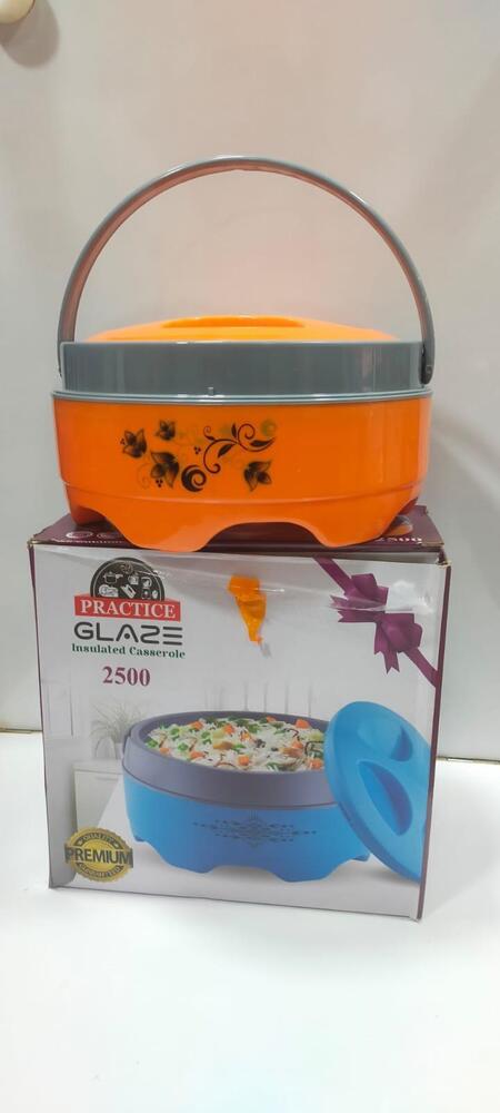 2500ml Practice Plastic Casserole With Handle