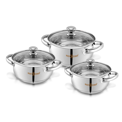 3Pc Cook And Service Bowl Lid
