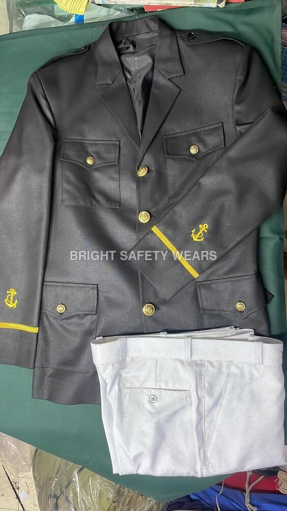 Customised Merchant Navy Uniform Blazer And Trouser