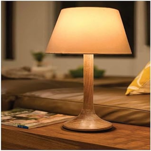 582026 PHILIPS Ornate Wood TableLamp E27