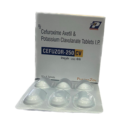 Cefuzor-250 Cv Tablets - 250 Mg Dosage, Dry Storage In 10 X 6 Piece Packaging, General Medicine For Effective Relief