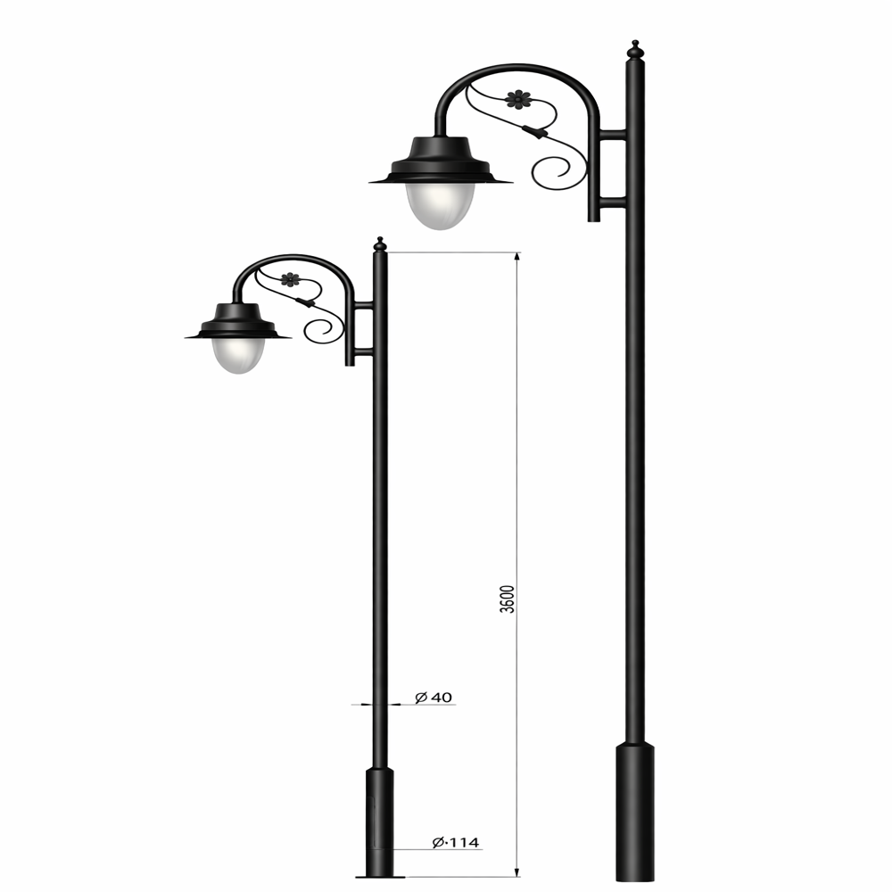 020 Decorative Garden Pole