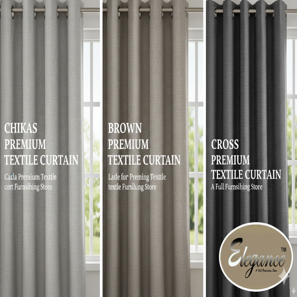 Texture Curtain Fabric - Color: Multi