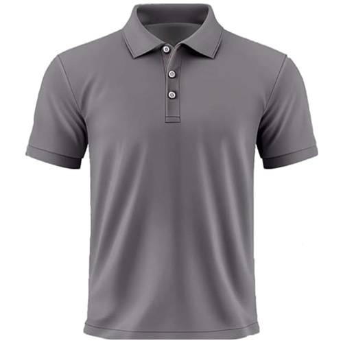 Grey Polo T-Shirt