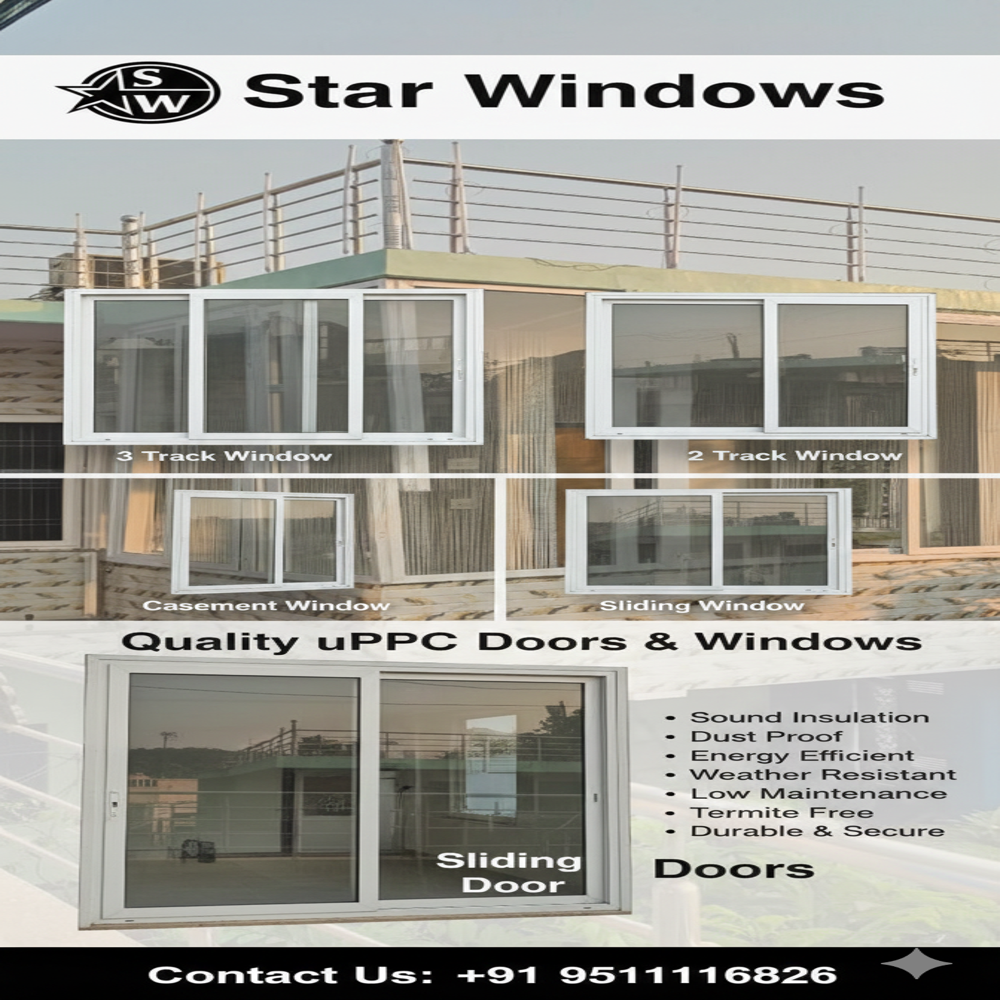 3 Track Sliding Window - Application: Residential & Commercial