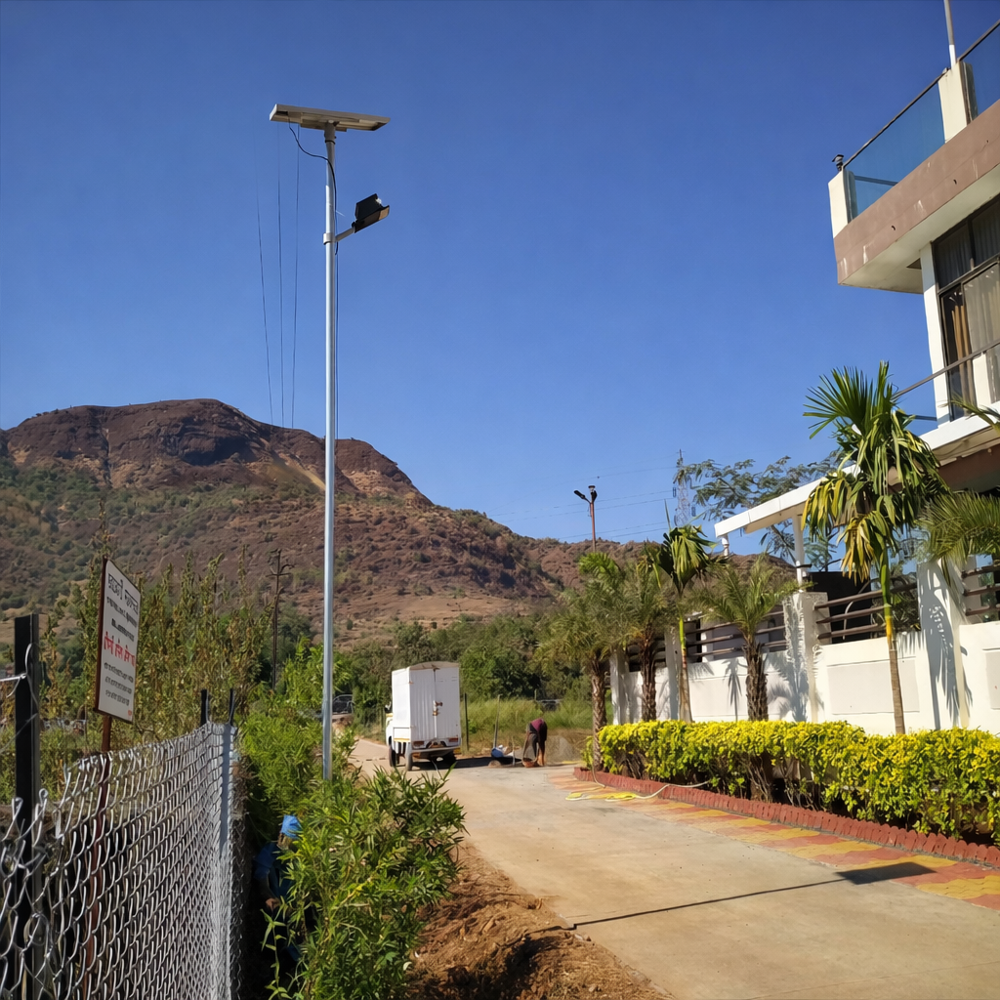 24watt Semi Integrated Solar Led Street Light - Application: Industrial