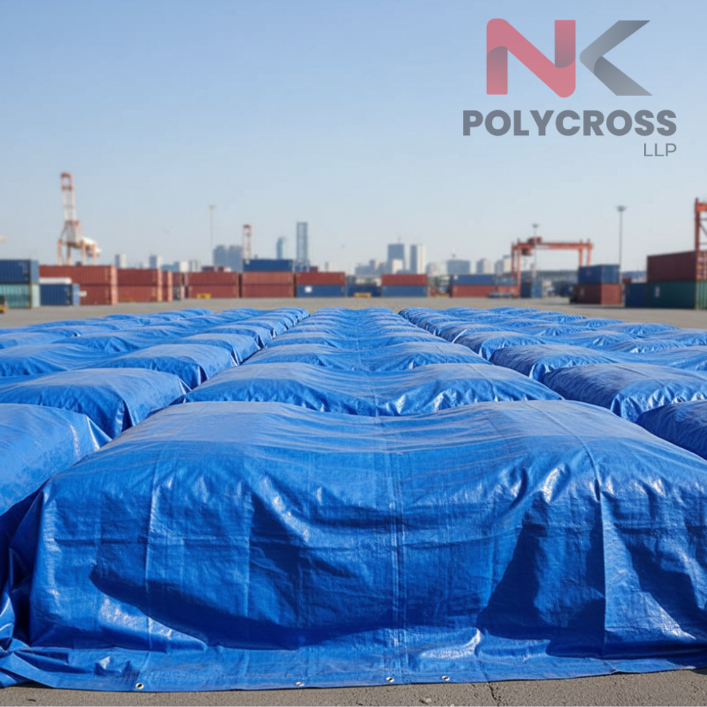 Cross Laminated Technology - Application: Heavy Duty Tarpaulin  Construction & Infrastructure Covers  Agriculture & Farm Protection  Warehouse & Storage Covers  Industrial Packaging  Truck & Container Covers  Export & Marine Use