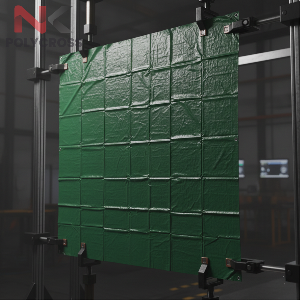 Cross Laminated Technology - Application: Heavy Duty Tarpaulin  Construction & Infrastructure Covers  Agriculture & Farm Protection  Warehouse & Storage Covers  Industrial Packaging  Truck & Container Covers  Export & Marine Use