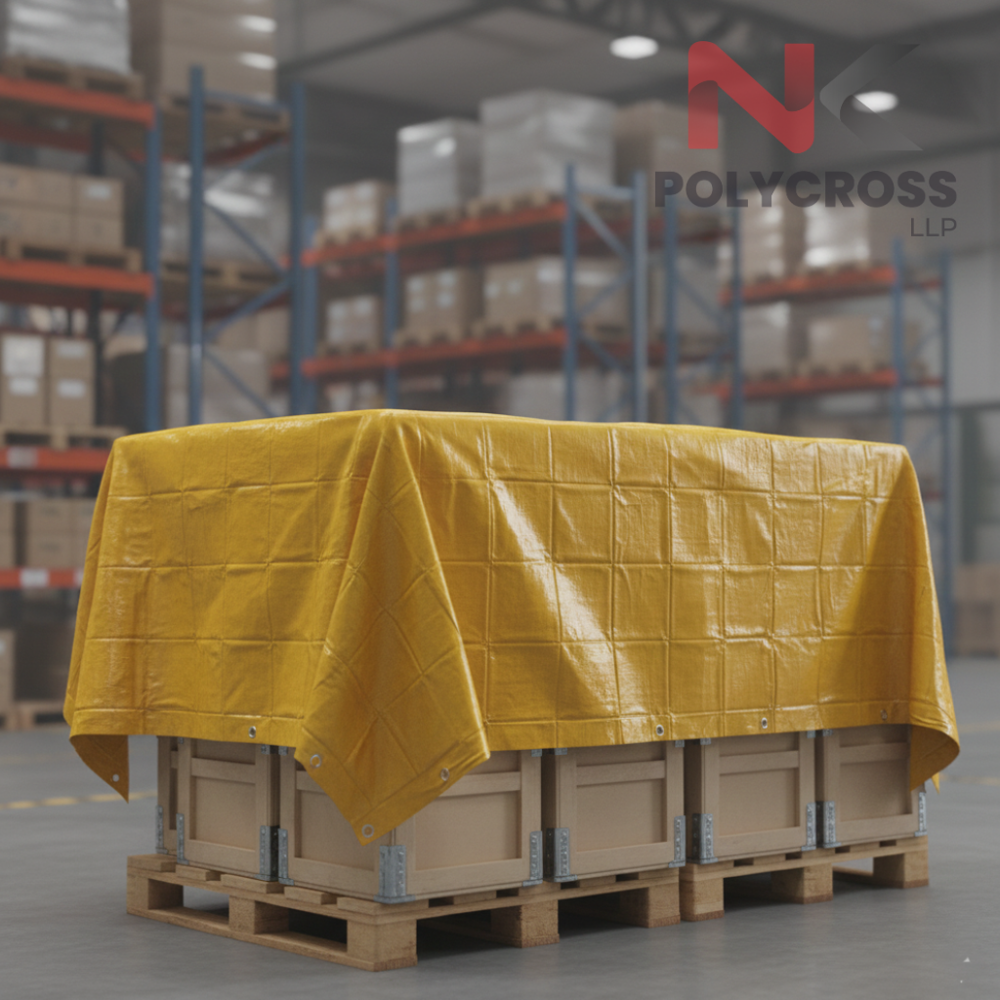 Cross Laminated Technology - Application: Heavy Duty Tarpaulin  Construction & Infrastructure Covers  Agriculture & Farm Protection  Warehouse & Storage Covers  Industrial Packaging  Truck & Container Covers  Export & Marine Use