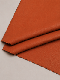 Peach Leather Imported Fabric - Attributes: Washable