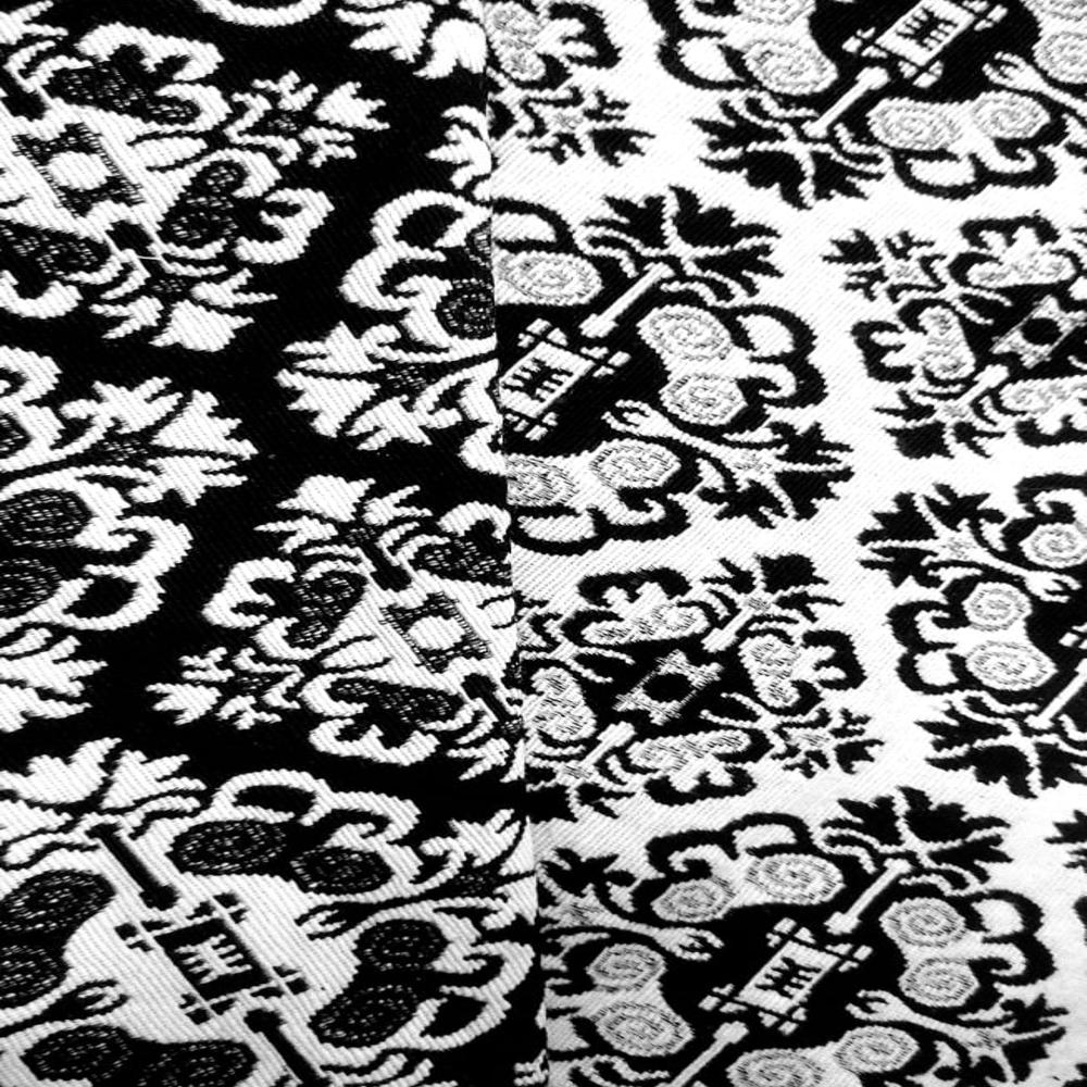 black & white bag fabric