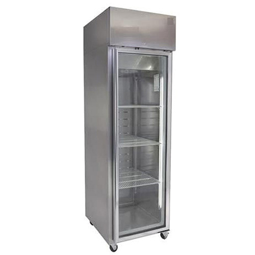 Single Glass Door Vertical Refrigerator