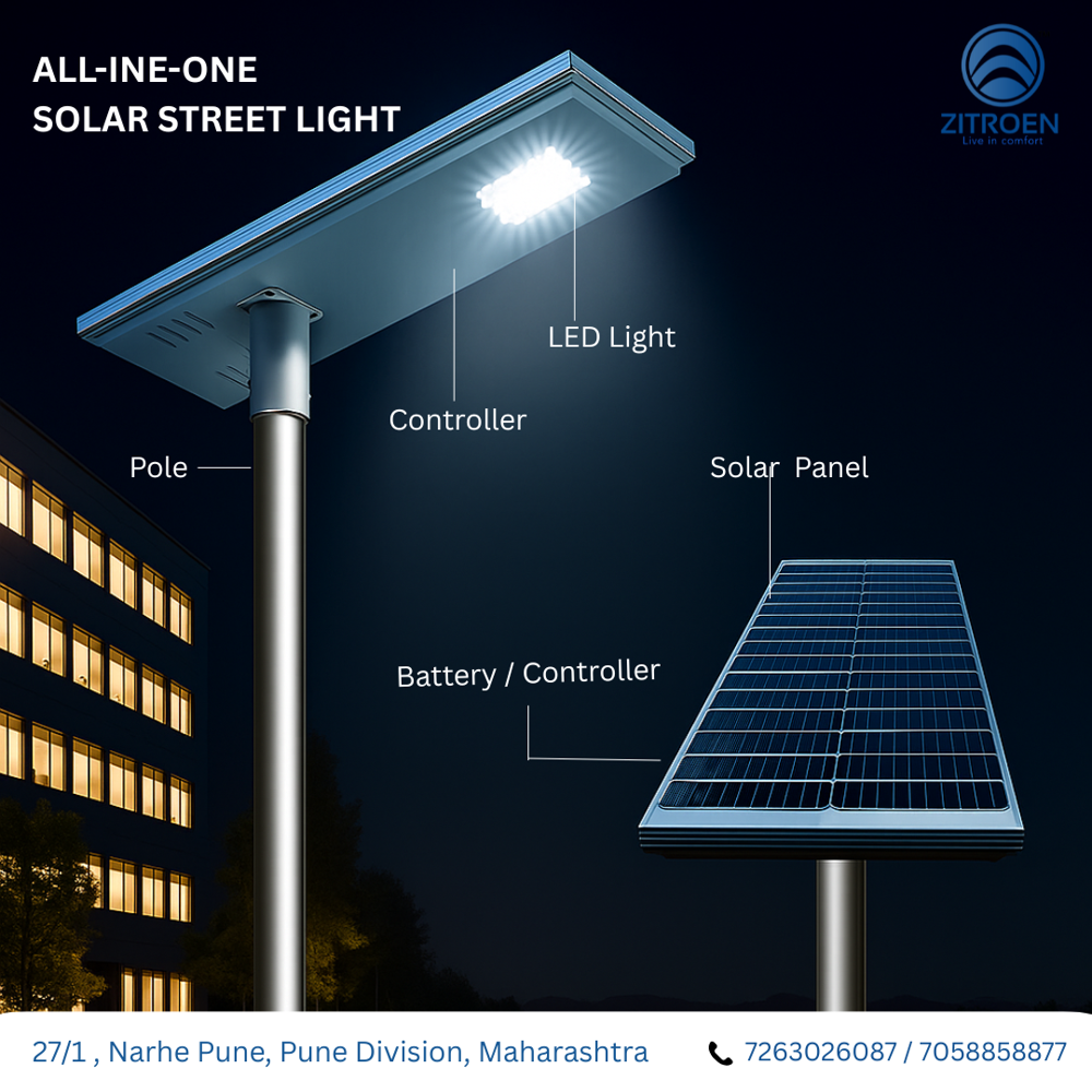 36W All in one Solar Street Lights