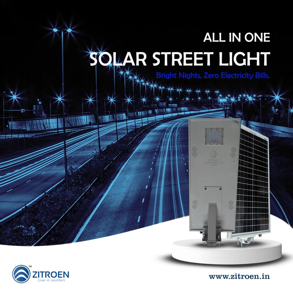 36W All in one Solar Street Lights