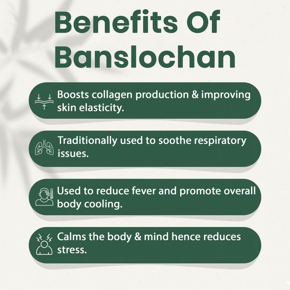 Lebrostone Banslochan Herbal Powder for Hair, Skin, Nails, Bone & Joint Strength| 200g