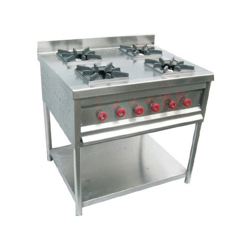 SS Four Burner Range